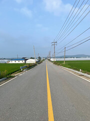 Fototapeta premium natural nature Huge cloud and land