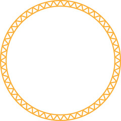 Art Deco Circle Frame