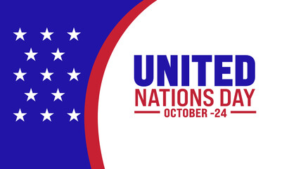 October is   United Nations Day  . Holiday concept. Template  Suitable for greeting card ,background, banner, card, poster with text inscription. cities day illustration Vector 