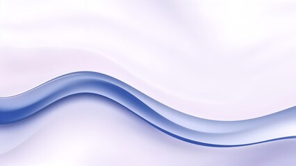 Naklejka premium White and blue abstract background with soft wavy lines, creating a clean and modern aesthetic. Ideal for minimalist designs.
