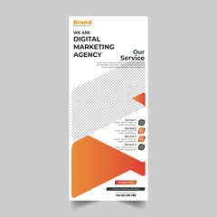 Corporate Business Moden stylish Roll Up Banner Design Template