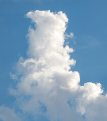 Obraz premium Clouds on the blue sky as a background