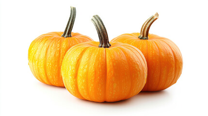 Obraz premium collection halloween pumpkin isolated on white background.