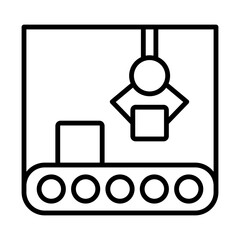 Obraz premium Production Schedule icon design