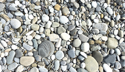 Stone Pebbles as an abstract background. Texture