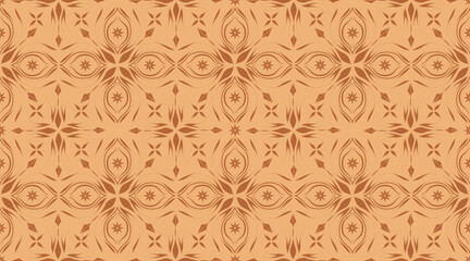 Vector pattern design, seamless fabric wallpaper.