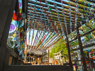 Naklejka premium 琴崎八幡宮の風鈴