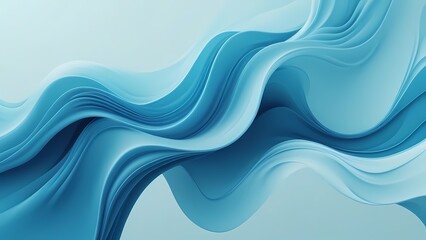 Fototapeta premium Modern abstract blue wave background design wallpaper