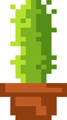 Cactus pixel illustration