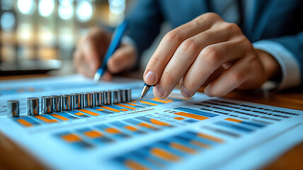 Professional business plan presentation, emphasizing long-term strategy and growth prospects, with actionable steps.