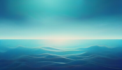 Fototapeta premium Abstract blue sky and sea, with a gradient from light to dark colors