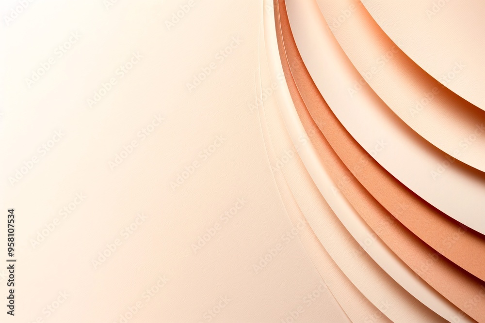 Poster a minimalistic background featuring a smooth gradient from light beige to dark brown, creating a war