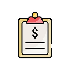Mortgage Document vector icon
