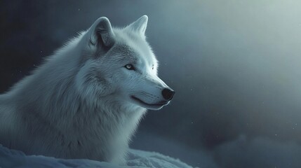 Obraz premium Arctic wolf