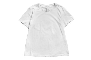 White t-shirt isolated