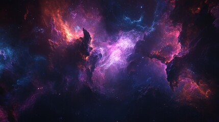 Fototapeta premium Imagine creating a surreal and imaginative digital dreamscape with nebulous clouds, celestial bodies, and soft glows
