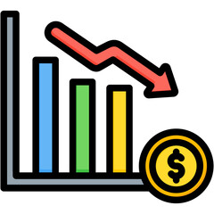 Economic Downturn Icon