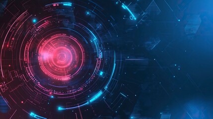 Obraz premium Abstract technology background, modern design vector illustration generative ai