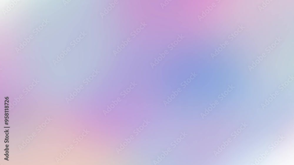 Poster Pastel colorful abstract gradient, background animation, liquid color change modern wallpaper, seamless repeat loop