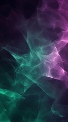 Abstract Background with Green and Purple Swirls