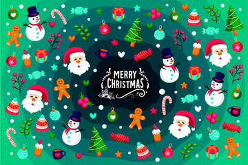 Merry Christmas Santa Claus b...