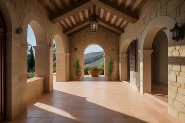 Fototapeta premium tuscan style villa 