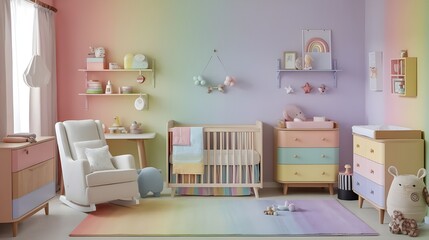 interior of a nursery