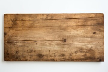Naklejka premium Wooden Plank with Empty Panel