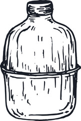 Bushcraft Outdoor Survival Hand Drawn Elements | Handcrafted Wilderness: Bushcraft Survival Gear Art Collection | Bushcraft Essentials: Hand-Drawn Survival Art for Outdoor Enthusiasts