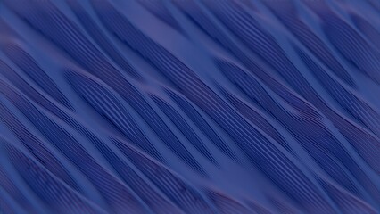 Fluid Lines of Blue and Purple in Motion