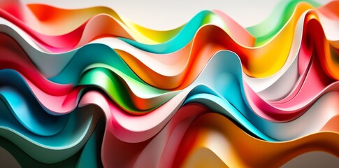 The abstract color waves, 3D illustration, flowing lines, gradient, abstract background, abstract, waves can be found in many styles.