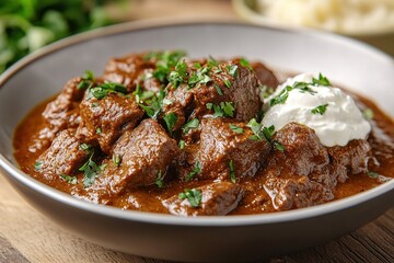 Fototapeta premium meat curry