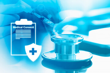 Medical Informed Consent , Information of treatments and risks agreement 