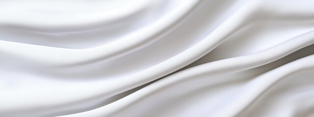 Obraz premium A close-up of a white cloth with black stripes at the bottom