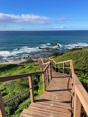 Obraz premium Paradiesischer Küstenweg 