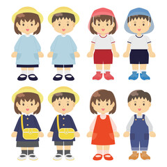 園児のイラスト