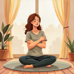 Butterfly Hug Exercise for Anxiety Relief