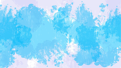 Abstract blue watercolor background.Hand painted watercolor. vector