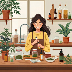 Home Mixing of Natural Remedies