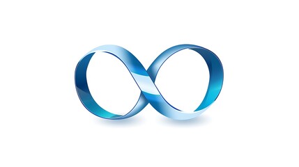 Blue Infinity Symbol, Graphic Design