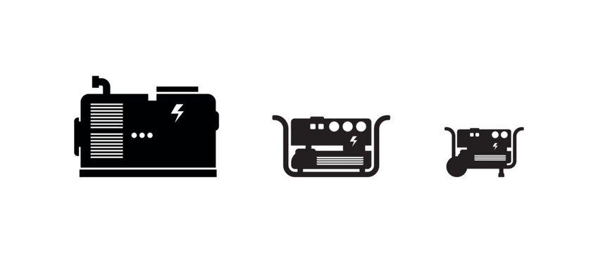 generator icon on white background	