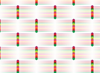 pattern with pencils