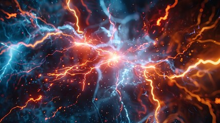 electric lighting, abstract electrical background