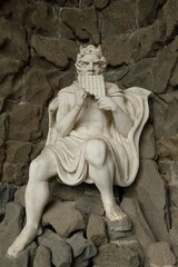 Obraz premium Pan Statue at Hercules monument Kassel