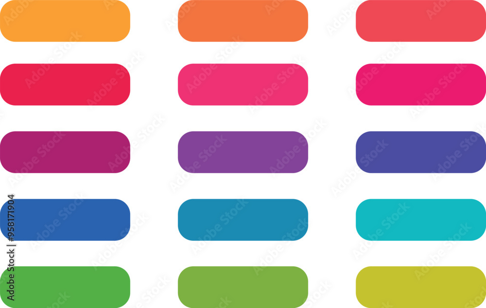 Wall mural abstract color palette guide and various color design