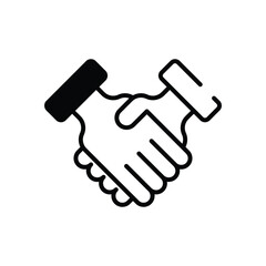 Handshake  vector icon