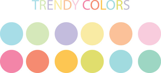 Abstract color palette guide And Trendy  Color Design