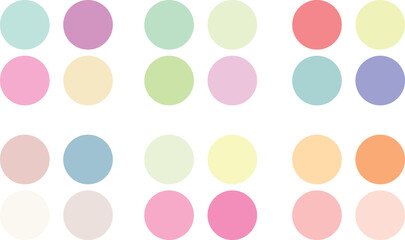 Print Abstract color palette guide And Design