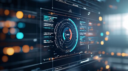 Digital dashboard displaying key economic indicators and policy impacts, concept of real-time economic policy analysis