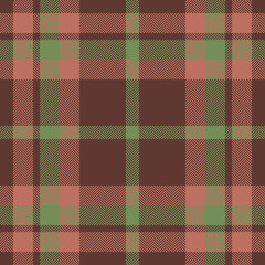 Plaid check pattern. Seamless fabric texture. Tartan textile print.